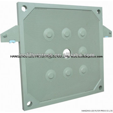 Membrana Filter Press Filter Plate for Mixed Pack Membrana Filter Presss de Leo Filter PressChina, Filtro de Imprensa Fabricante